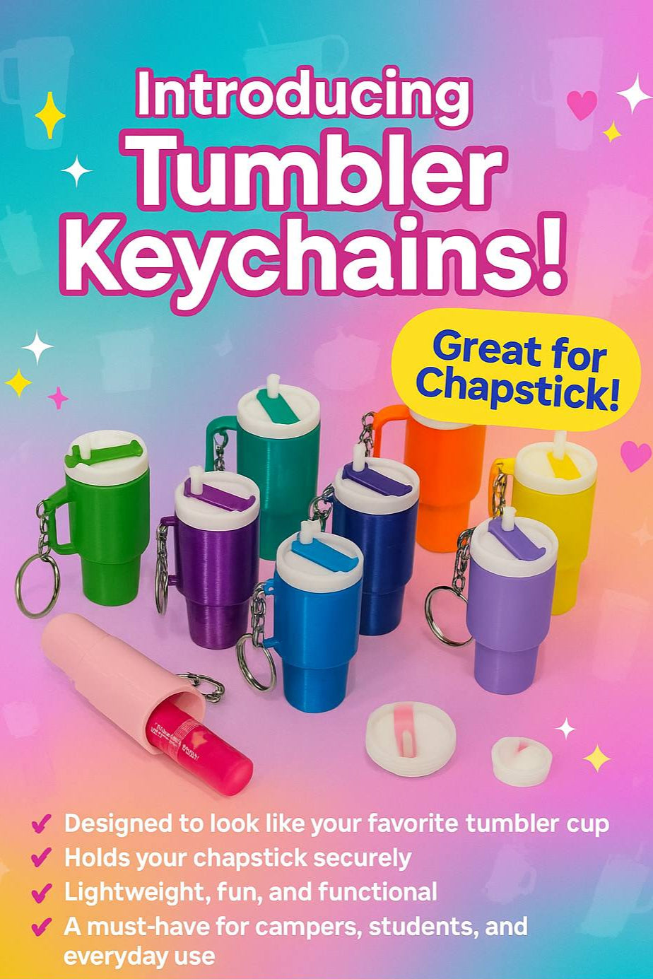 Tumbler Keychains